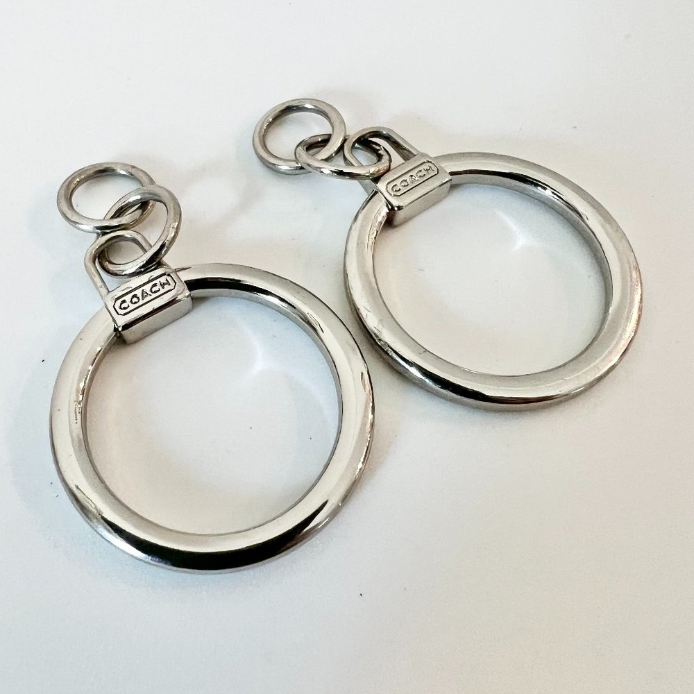 Two Authentic COACH Replacement Zipper Pulls or Earrings!